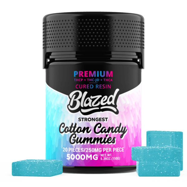 blazed cotton candy gummy 5000mg buy thca coupon code
