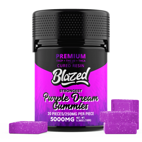 blazed purple dream gummy 5000mg thca buy deal coupon code